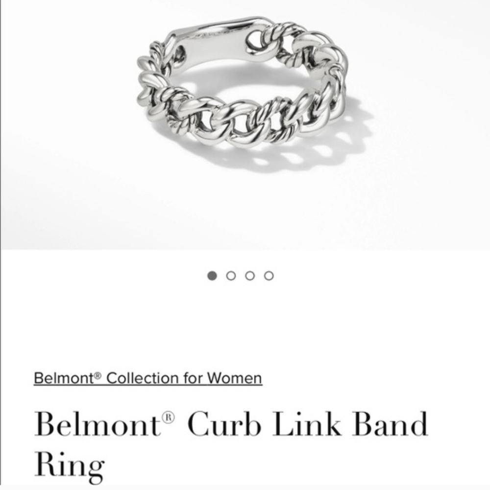 David Yurman Curb Link Belmont Ring